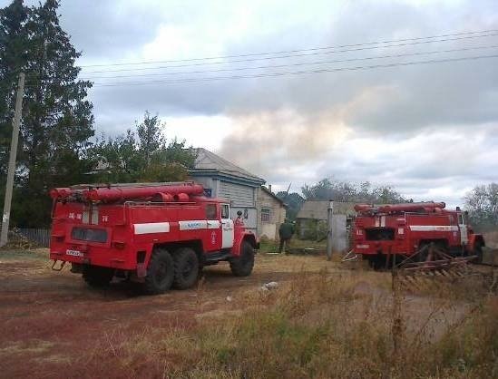 Пожар в Новохоперском районе