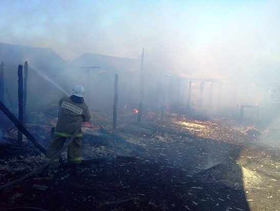 Пожар в Новохоперском районе